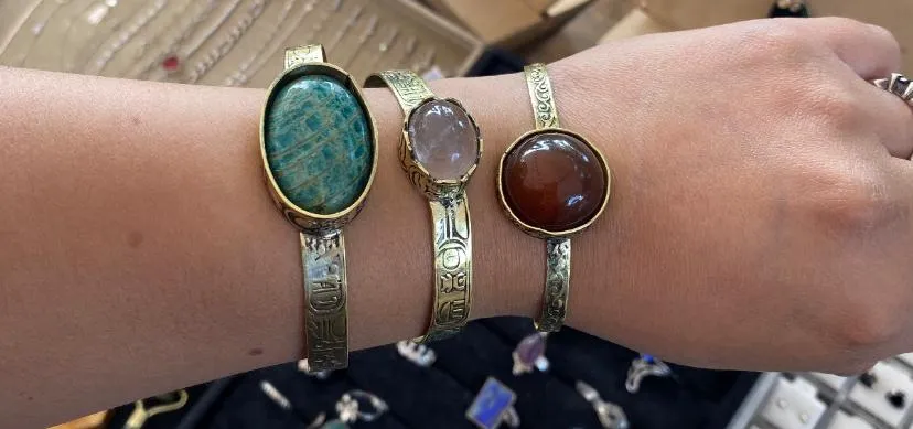 Bracelets with gems